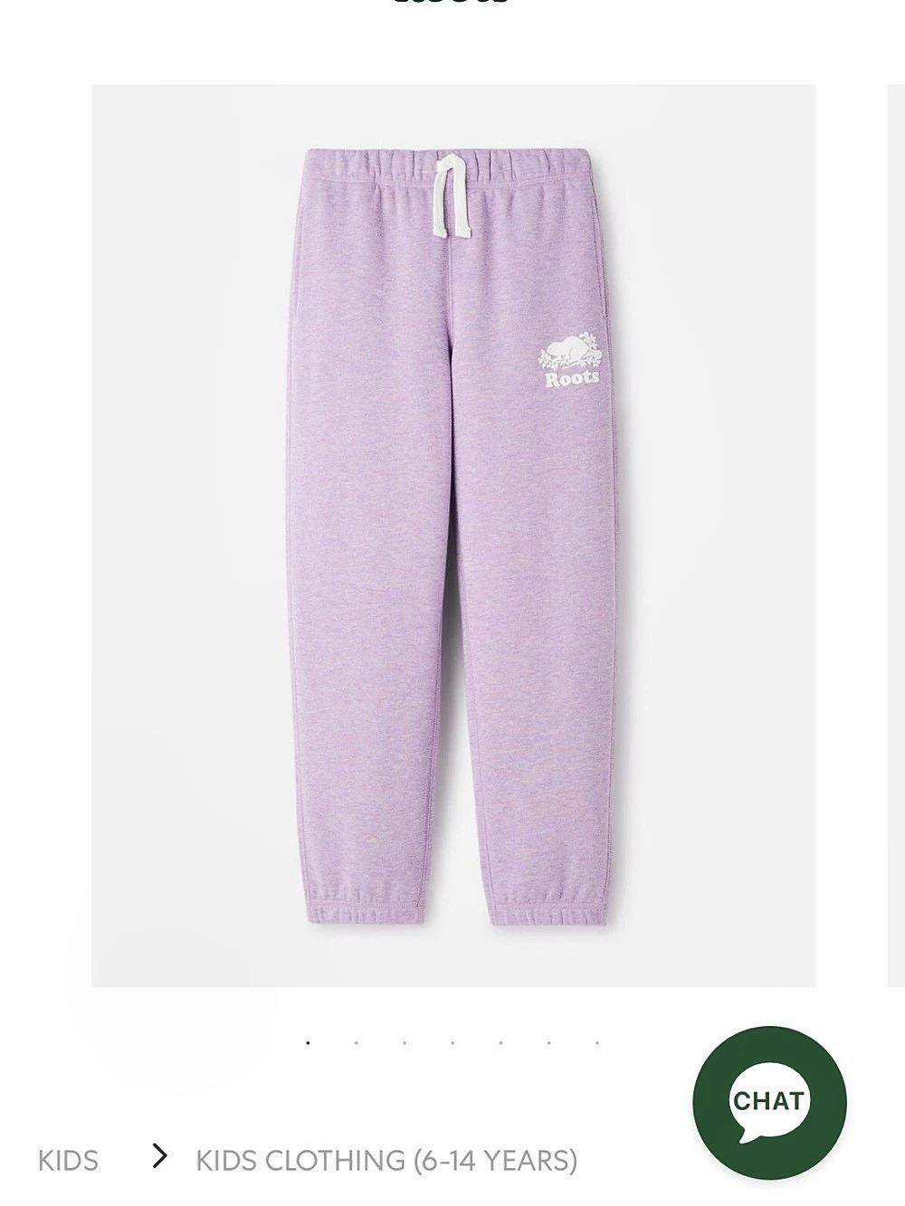Roots  kids Kids Original Sparkle Sweatpants/ girls 12